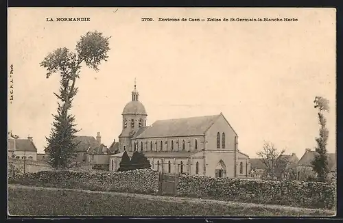 AK St-Germain-la-Blanche-Herbe, Eglise
