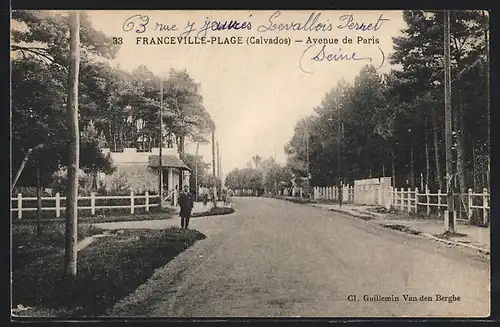 AK Franceville-Plage, Avenue de Paris