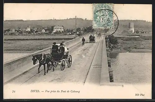 AK Dives, Vue prise du Pont de Cabourg