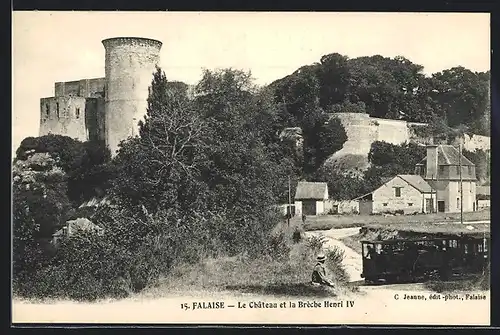 AK Falaise, Le Château et la Brèche Henri IV