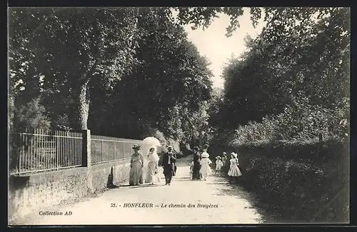 AK Honfleur, Le chemin des Bruyeres