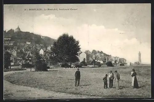 AK Honfleur, Le Mont-Joli, boulevard Carnot
