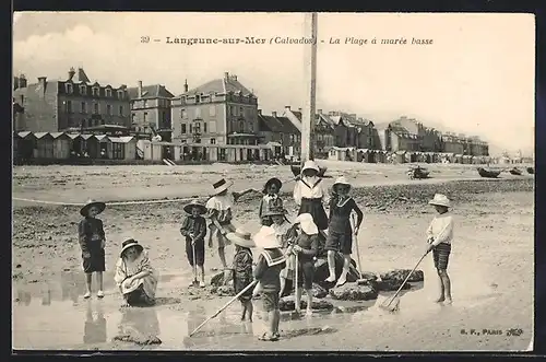 AK Langrune-sur-Mer, La Plage à marée basse