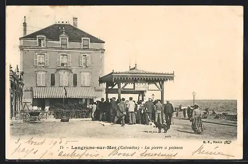 AK Langrune-sur-Mer, La pierre à poisson