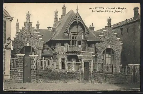 AK Lisieux, Hopital, Hospice, Le Pavillon Stillman (Facade)