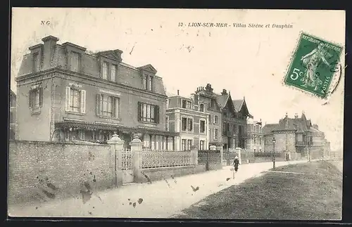 AK Lion-sur-Mer, Villas Sirène et Dauphin