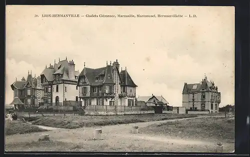 AK Lion-Hermanville, Chalets Clémence, Marmaille, Marmouset, Hermanvillette