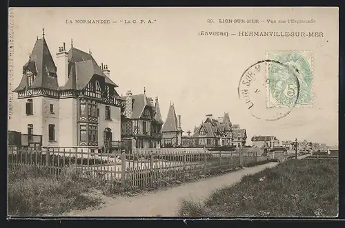 AK Lion-sur-Mer, Vue sur l`Esplanade