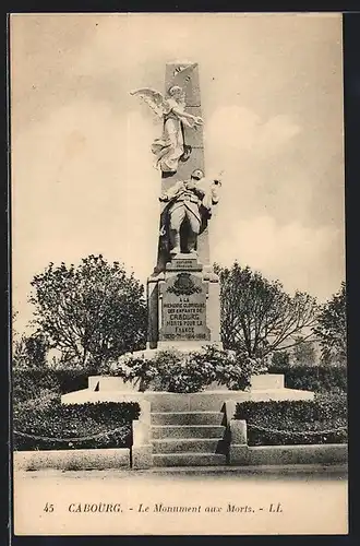 AK Cabourg, Le Monument aux Morts