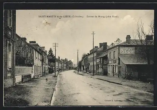 AK Saint Martin-de-la-Lieue, Entree du Bourg