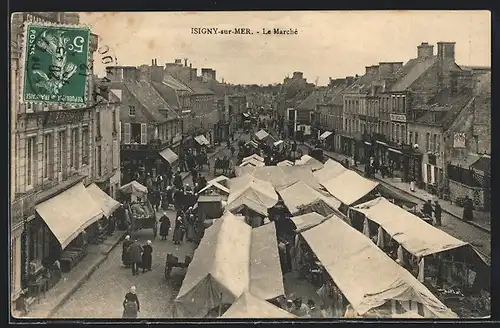 AK Isigny-sur-Mer, Le Marché