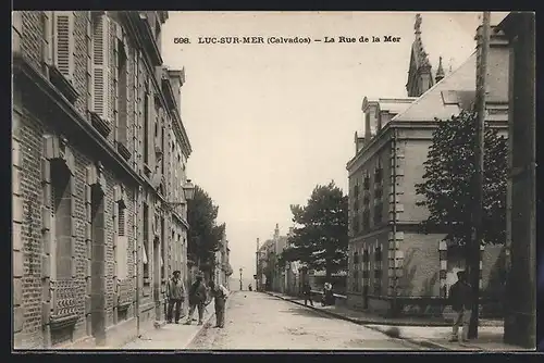 AK Luc-sur-Mer, La Rue de la Mer