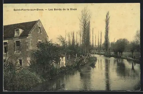 AK Saint-Pierre-sur-Dives, Les Bords de la Dives