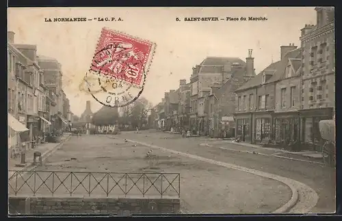 AK Saint-Sever, Place du Marché