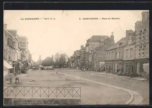 AK Saint-Sever, Place du Marché