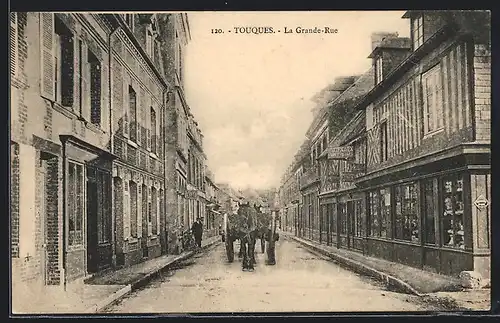 AK Touques, La Grande-Rue