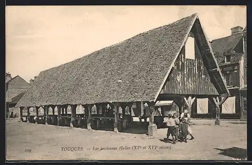 AK Touques, Les anciennes Halles