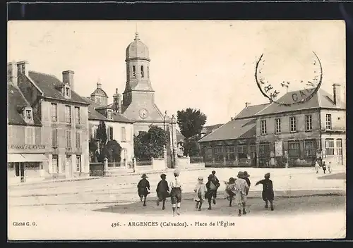 AK Argences, Place de l'Eglise