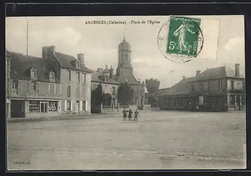 AK Argences, Place de l`Eglise