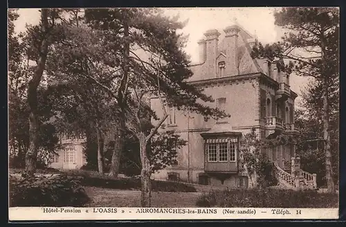 AK Arromanches-les-Bains, Hôtel - Pension L`Oasis