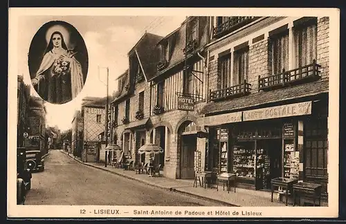 AK Lisieux, Sainte Antoine de Padoue et Hotel de Lisieux