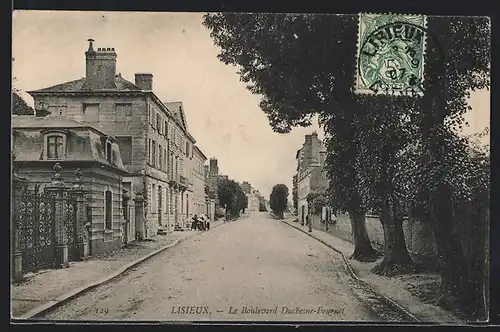 AK Lisieux, Le Boulevard Duchesne-Founet