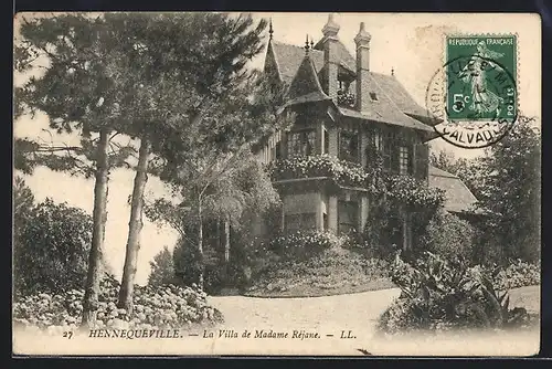 AK Hennequeville, La Villa de Madame Rejane