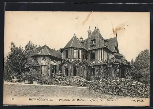 AK Hennequeville, Propriété de Madame Rejane, Petit Manoir