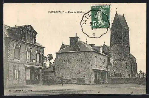 AK Montchamp, Place de l`Eglise