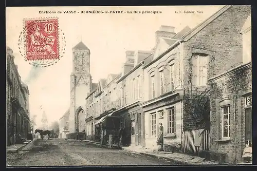 AK Bernières-le-Patry, La Rue principale