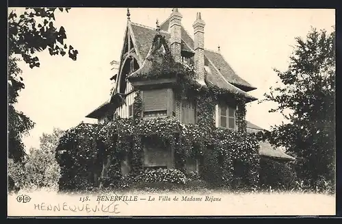 AK Benerville, La Villa de Madame Réjane