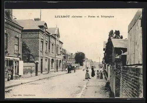 AK Livarot, Postes et Télégraphes