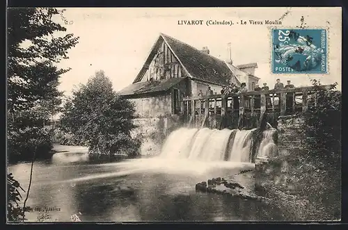 AK Livarot, Le Vieux Moulin