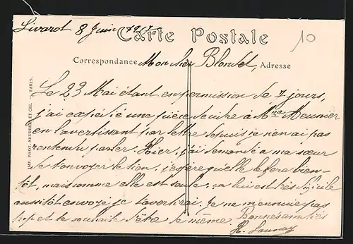 AK Livarot, La Rue d`Orbec