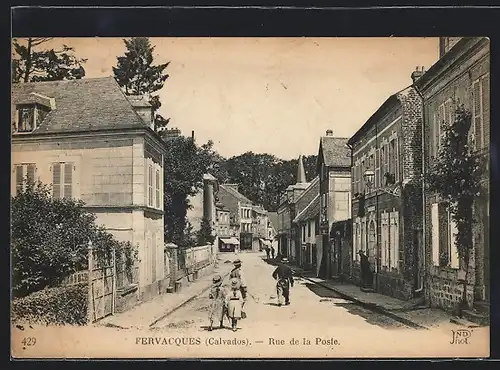 AK Fervacques, Rue de la Poste