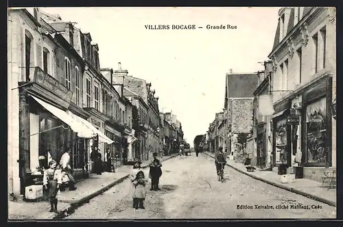 AK Villers-Bocage, Grande Rue