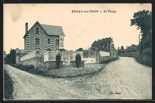AK Épinay-sur-Odon, La Vierge