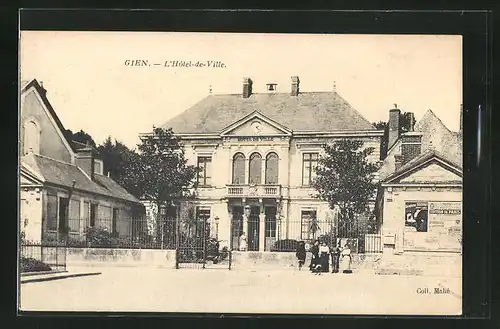 AK Gien, l'Hotel-de-Ville