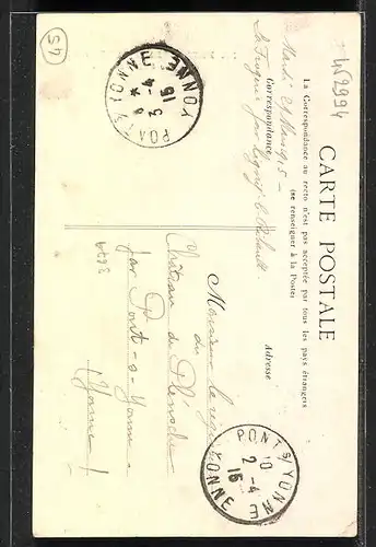 AK La Ferté-Saint-Aubin, Église Saint-Aubin