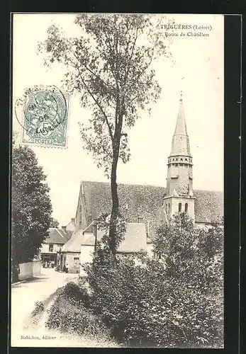 AK Triguères, Route de Châtillon