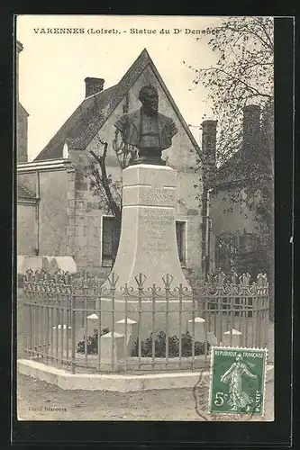 AK Varennes, Statue du Dr. Denance