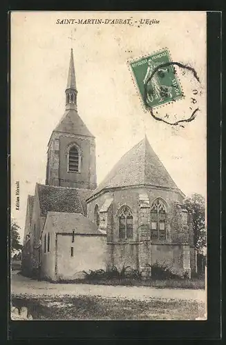 AK Saint-Martin-d`Abbat, l`Eglise