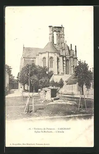 AK Larchant, Eglise St-Mathurin, L`Abside