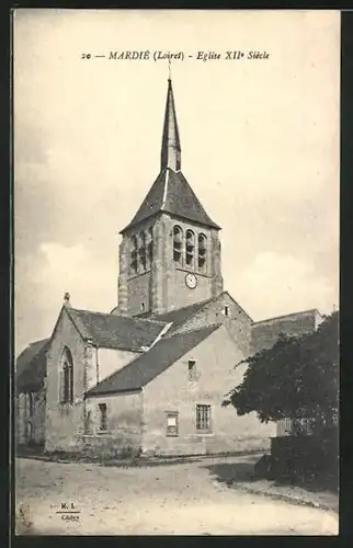 AK Mardié, Eglise XIIe Siècle