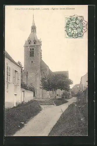 AK Chahteaurenard, Eglise Saint-Etienne