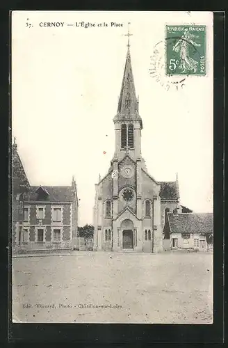 AK Cernoy, l'Eglise et la Place