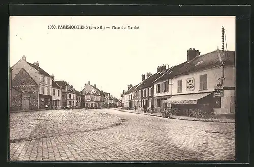 AK Faremoutiers, Place du Marché