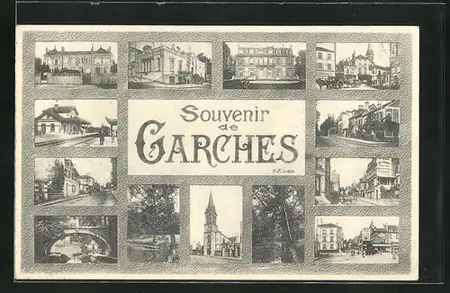 AK Garches, L'Eglise, Coiffeur, le Pont