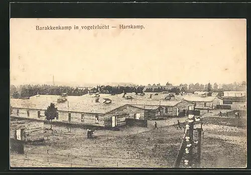 AK Harskamp, Barakkenkamp in vogelvlucht