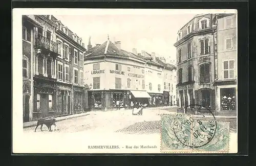 AK Rambervillers, Rue des Marchands
